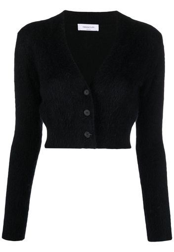 Fabiana Filippi cropped wool-blend cardigan - Schwarz