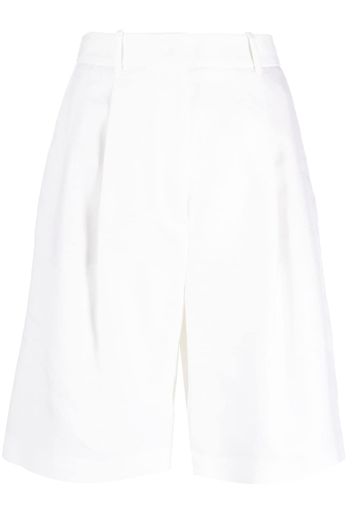 Fabiana Filippi high-waisted knee-length shorts - Weiß