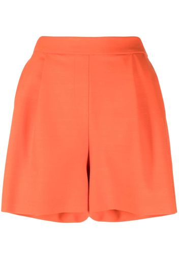 Fabiana Filippi High-Waist-Shorts mit Falten - Orange