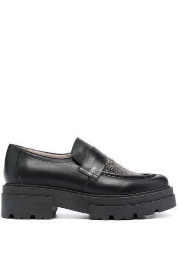 Fabiana Filippi Verzierte Loafer - Schwarz