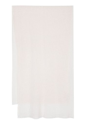 Fabiana Filippi metallic-thread knit scarf - Nude