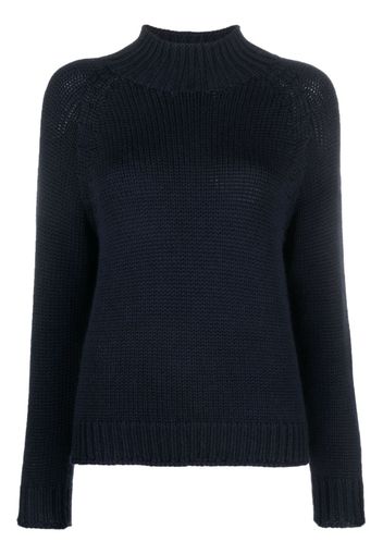 Fabiana Filippi mock-neck wool jumper - Blau