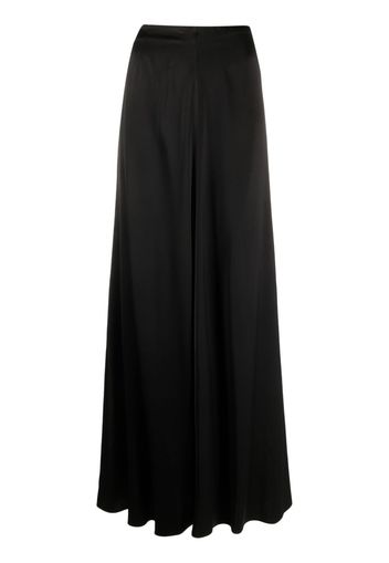 Fabiana Filippi high-waisted satin maxi skirt - Schwarz