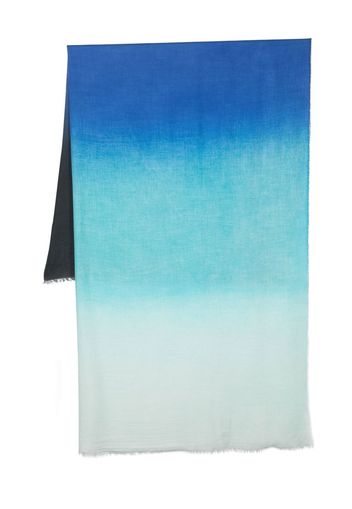 Faliero Sarti fine-knit scarf - Blau