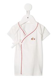 Familiar Gewickeltes T-Shirt - Weiß