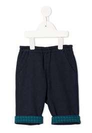 Familiar Gerade Hose mit Stretchbund - Schwarz