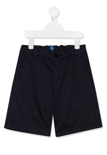 Fay Kids Gerade Chino-Shorts - Blau