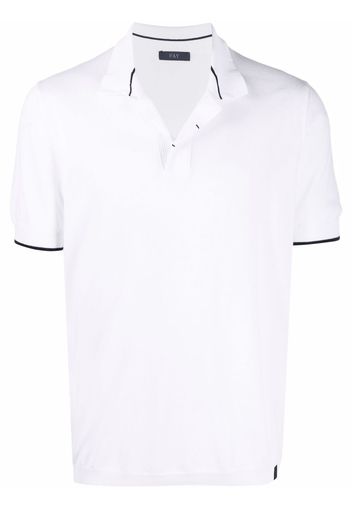 Fay short-sleeve polo shirt - Weiß