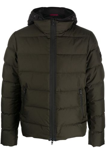 Fay zip-up padded hooded jacket - Grün