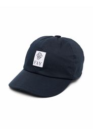 Fay Kids logo-patch baseball cap - Blau