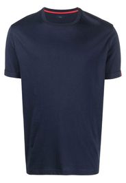 Fay T-Shirt mit Logo-Schild - Blau