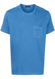 Fay short-sleeve cotton T-shirt - Blau