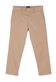 Fay Kids slim-cut leg chino trousers - Nude