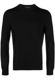 Fay Sweatshirt mit Rundhalsausschnitt - Schwarz