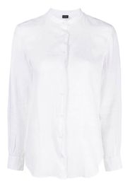 Fay long-sleeve linen shirt - Weiß