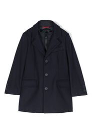 Fay Kids layered single-breasted coat - Blau