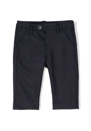 Fay Kids textured mid-rise chinos - Blau