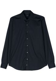 Fay Hemd mit Spreizkragen - Blau