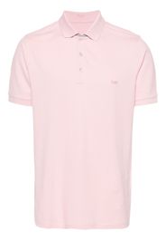 Fay logo-embroidered polo shirt - Rosa
