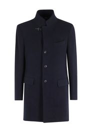 Fay wool single-breasted coat - Blau