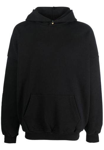 Fear Of God pouch-pocket cotton hoodie - 001 NERO
