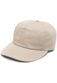 Fear Of God embossed-logo cotton cap - Nude