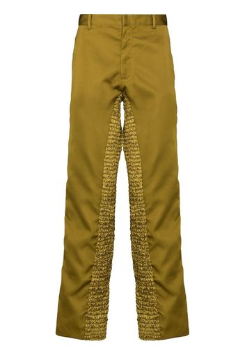 FEBEN x Brown Focus 2 shirred trousers - Grün