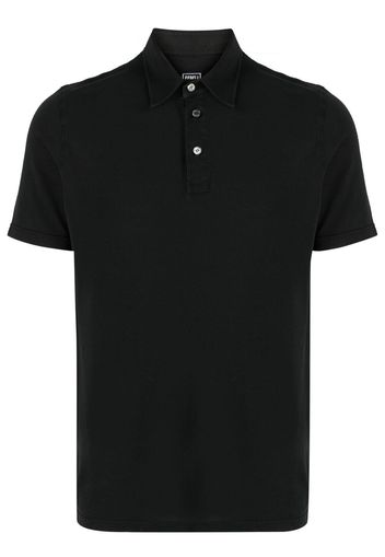 Fedeli Kurzärmeliges Poloshirt - Schwarz