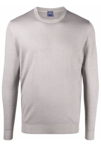 Fedeli fine-knit jumper - Grau