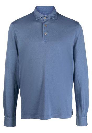 Fedeli long-sleeve polo shirt - Blau