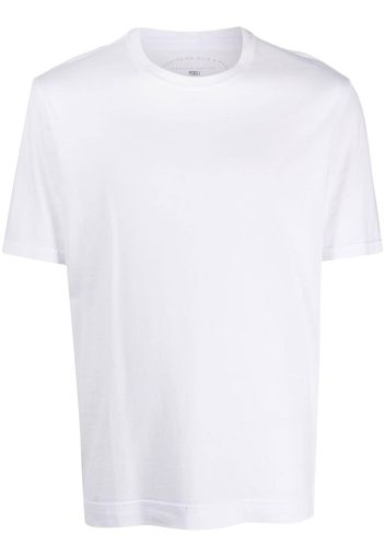 Fedeli crew-neck organic-cotton T-shirt - Weiß