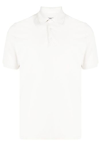 Fedeli short-sleeve polo shirt - Nude