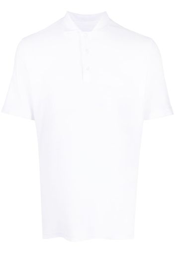 Fedeli terry cloth-effect polo shirt - Weiß