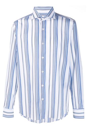 Fedeli Hemd mit Längsstreifen - Blau