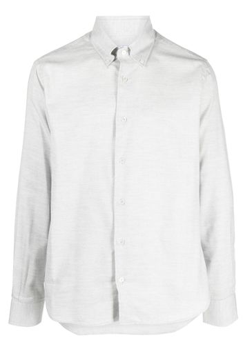 Fedeli long-sleeve cotton-blend shirt - Grau