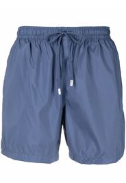 Fedeli flap-pocket drawstring-waist swim shorts - Blau