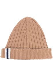 Fedeli ribbed-knit cashmere beanie - Braun