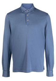 Fedeli long-sleeve polo shirt - Blau