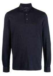 Fedeli long-sleeved polo shirt - Blau