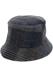 Fedeli tartan-check virgin-wool hat - Blau