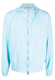 Fedeli one-tone zip-up jacket - Blau