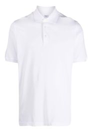 Fedeli cotton short-sleeve polo shirt - Weiß