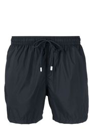 Fedeli Badeshorts mit Logo-Patch - Blau