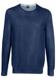 Fedeli crew-neck cotton jumper - Blau