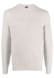 Fedeli long-sleeve crew-neck jumper - Nude