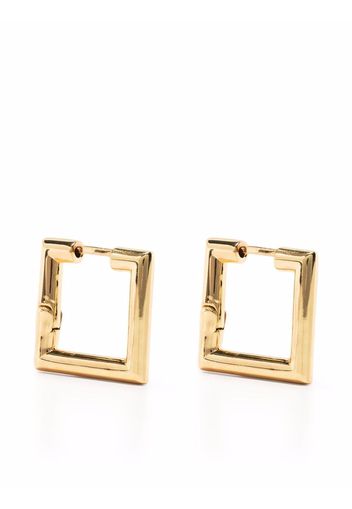 Federica Tosi geometric hoop earrings - Gold