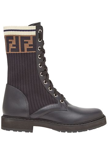 Fendi 'Rockoko' Bikerstiefel - Schwarz