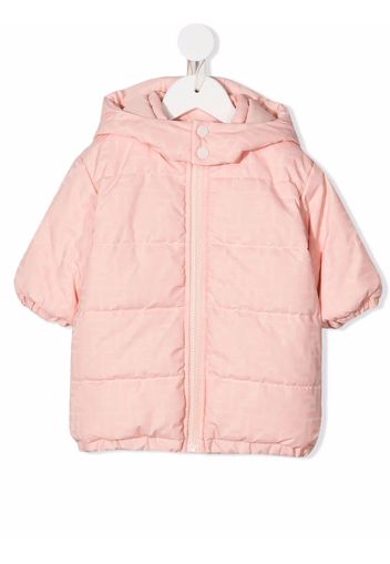 Fendi Kids Gesteppter Mantel - Rosa