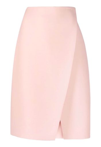 Fendi high-waisted slit-detail skirt - Rosa