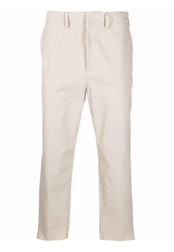 Fendi cropped straight-leg trousers - Nude